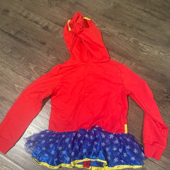 DC Wonder Woman Hooded Zip Sweatshirt, Girls 7-8, NWOT - Picture 6 of 6